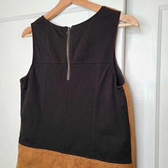 Sanctuary Village Suede Color Block Shift Dress - Picture 5 of 6